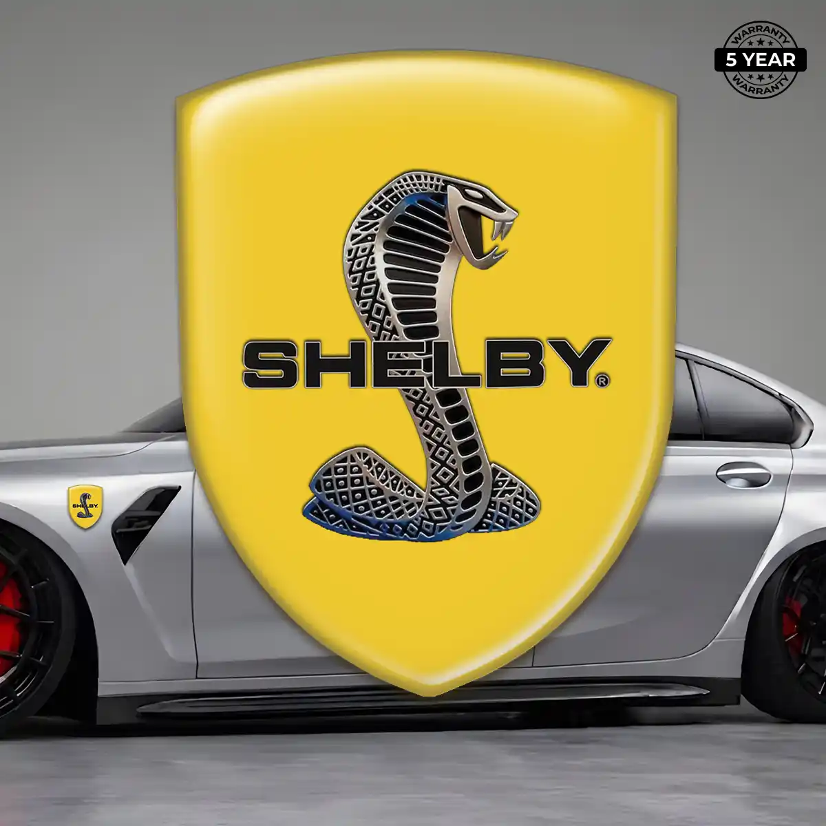 Ford Shelby Silicone Sticker Refined Design
