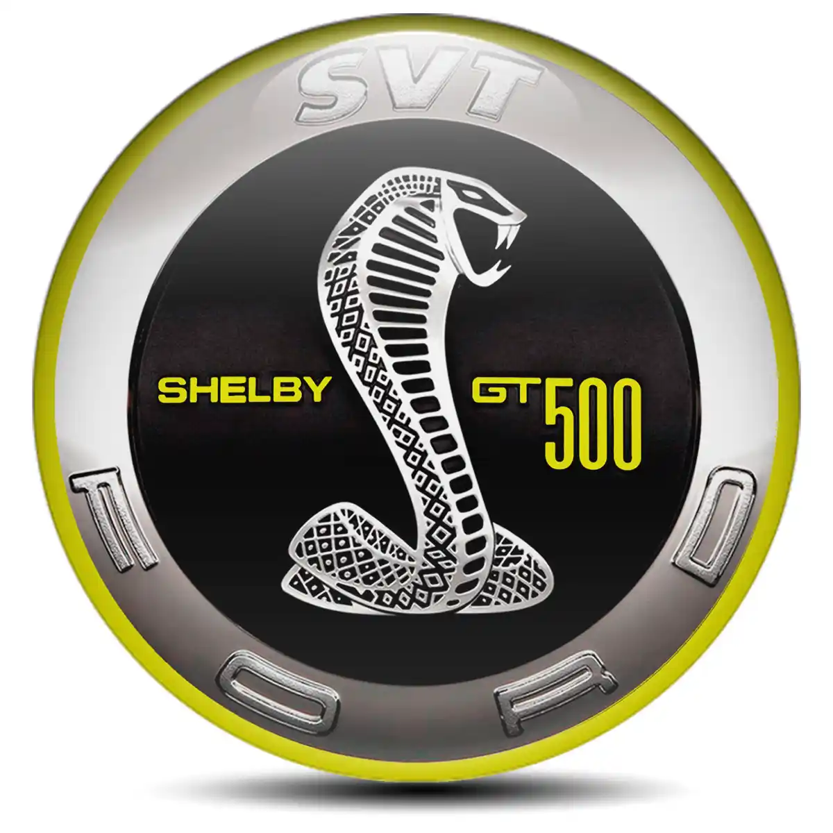 Ford Shelby Silicone Sticker Self-Adhesive Stylish Design