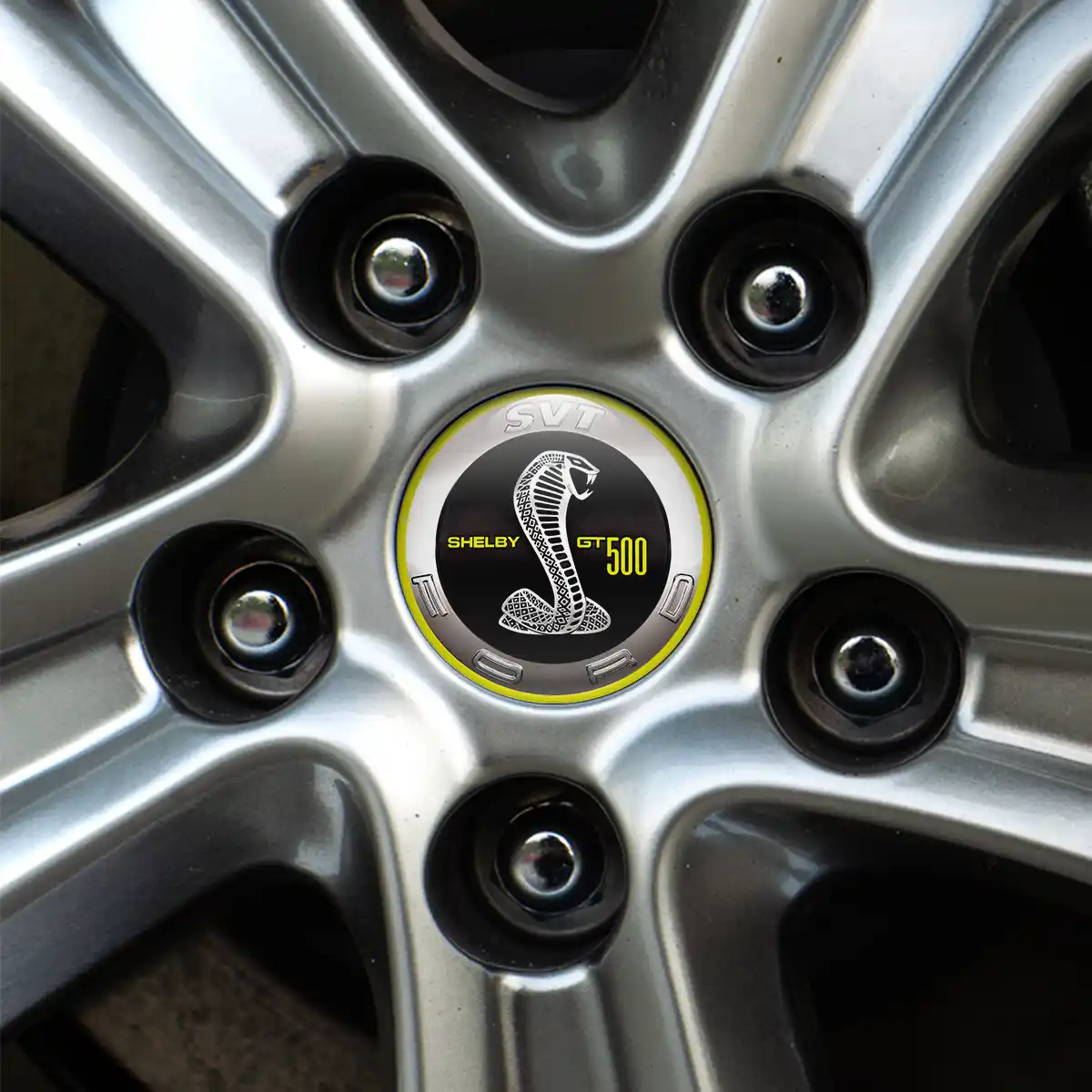 Ford Shelby Silicone Sticker Self-Adhesive Stylish Design