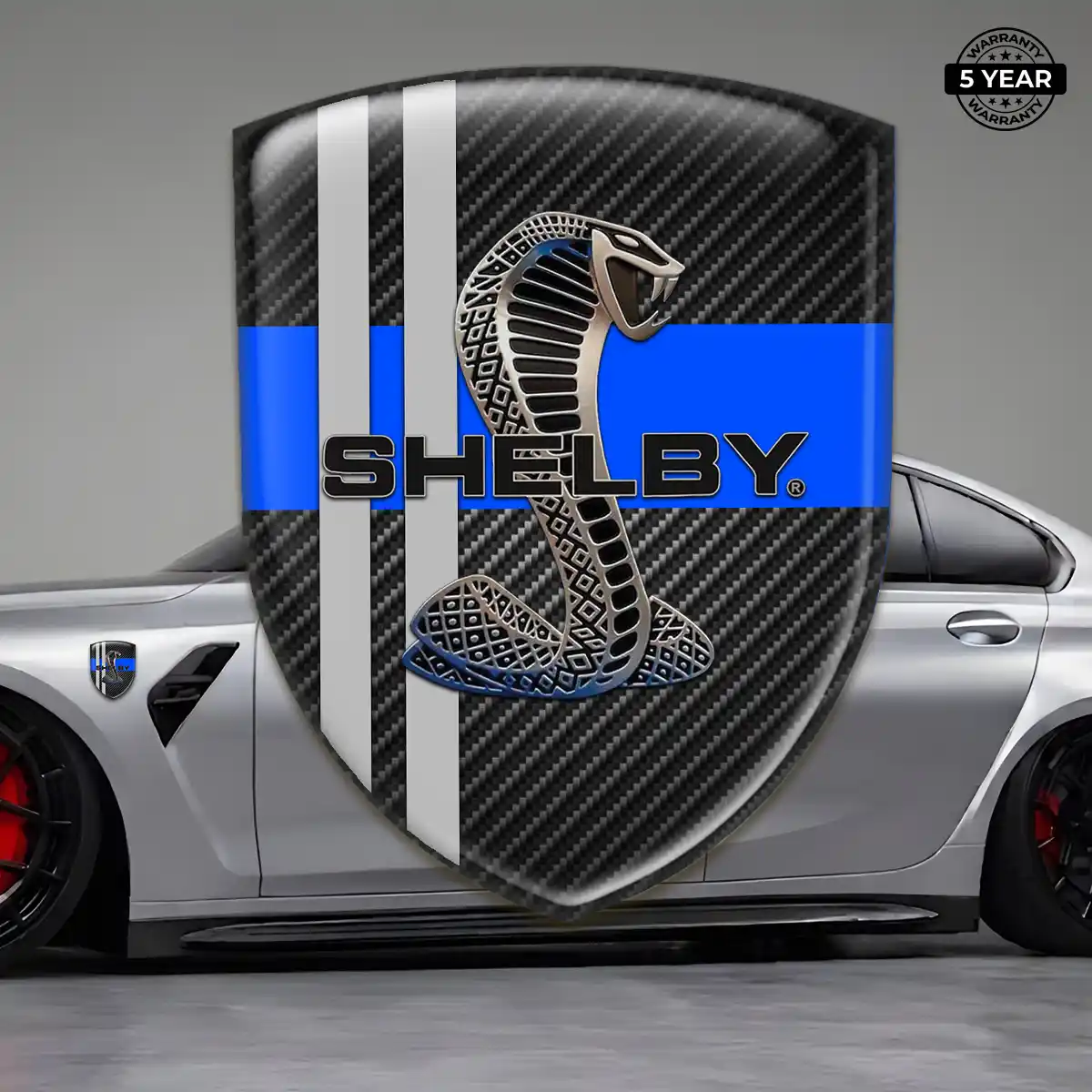 Ford Shelby Silicone Sticker Sleek Style