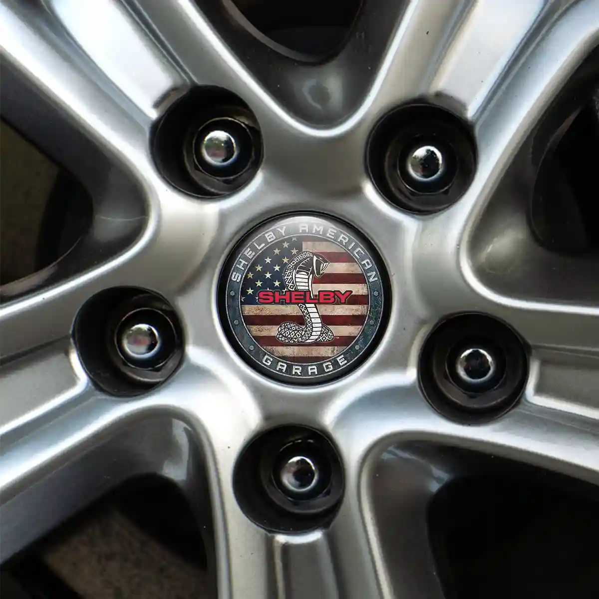 Ford Shelby Wheel Emblem Self-Adhesive Lux Pro Edition