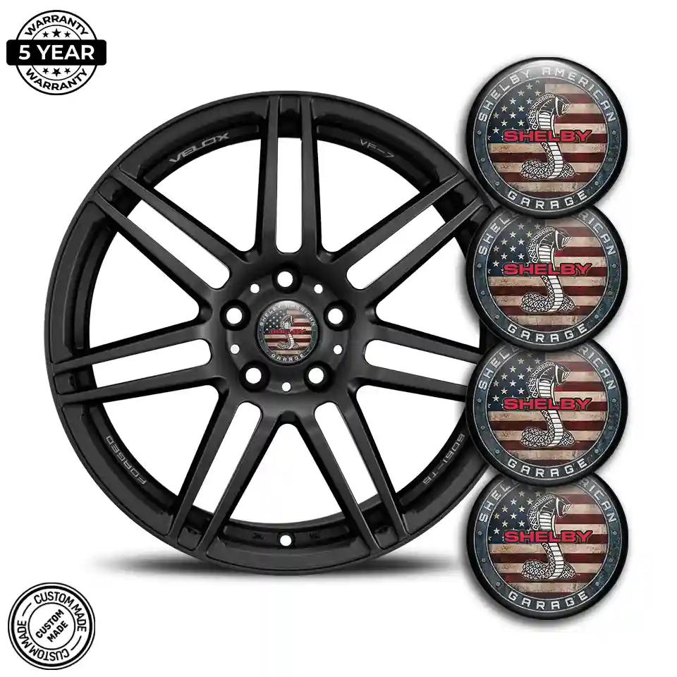Ford Shelby Wheel Emblem Self-Adhesive Lux Pro Edition