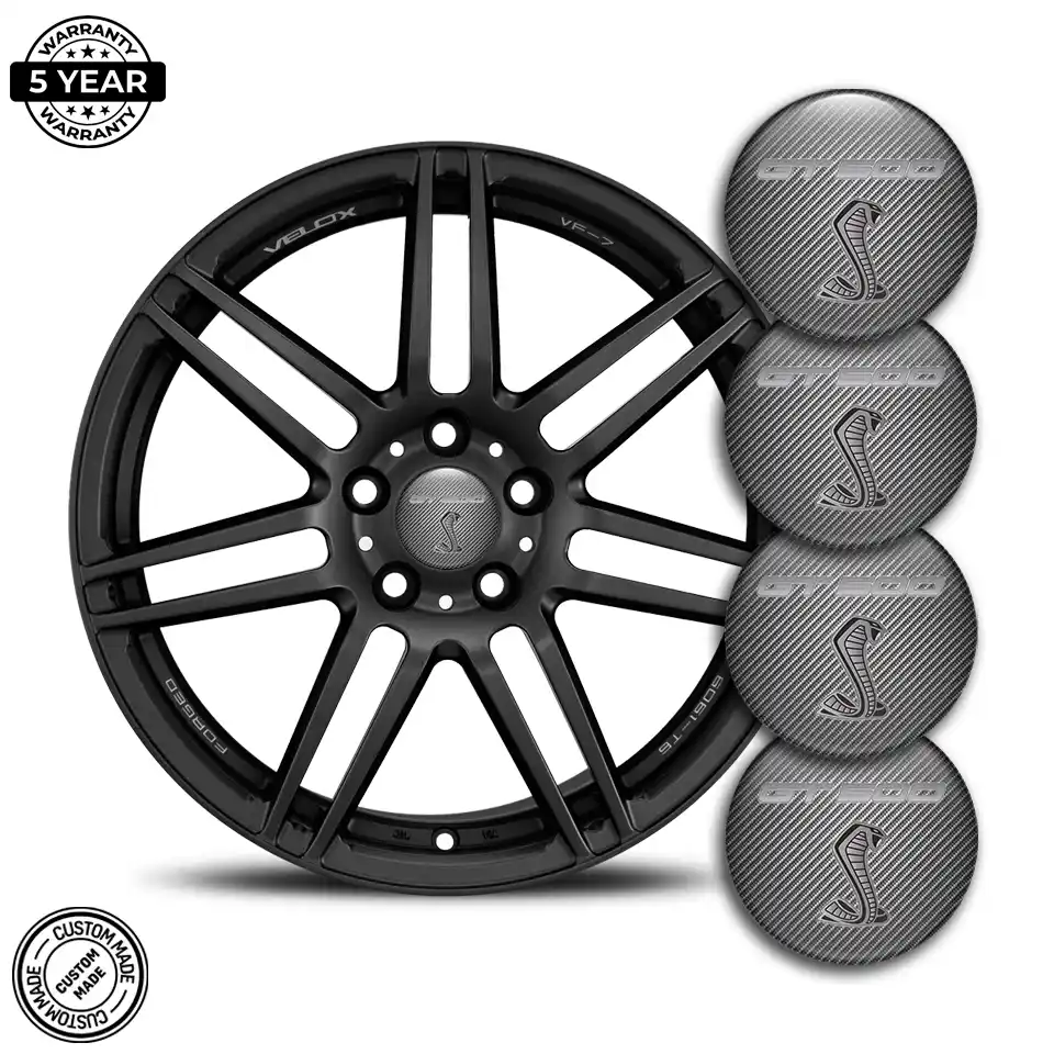 Ford Shelby Wheel Emblem Self-Adhesive Stylish Design