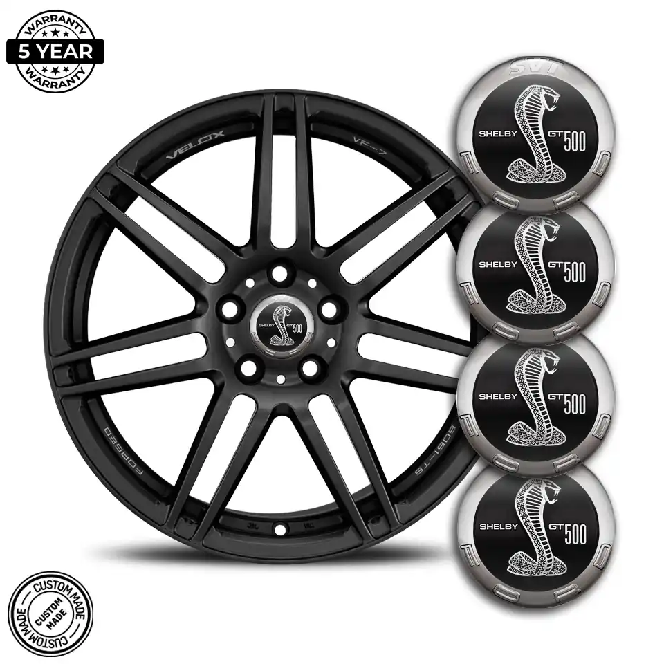 Ford Shelby Wheel Emblems Stylish Design