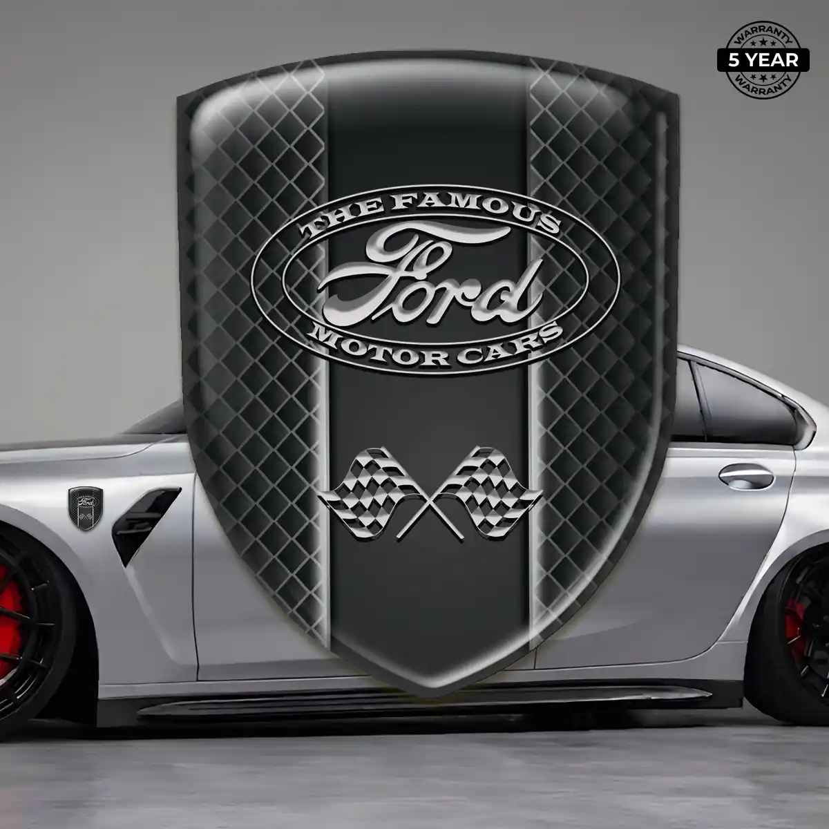 Ford Silicone Sticker Refined Design