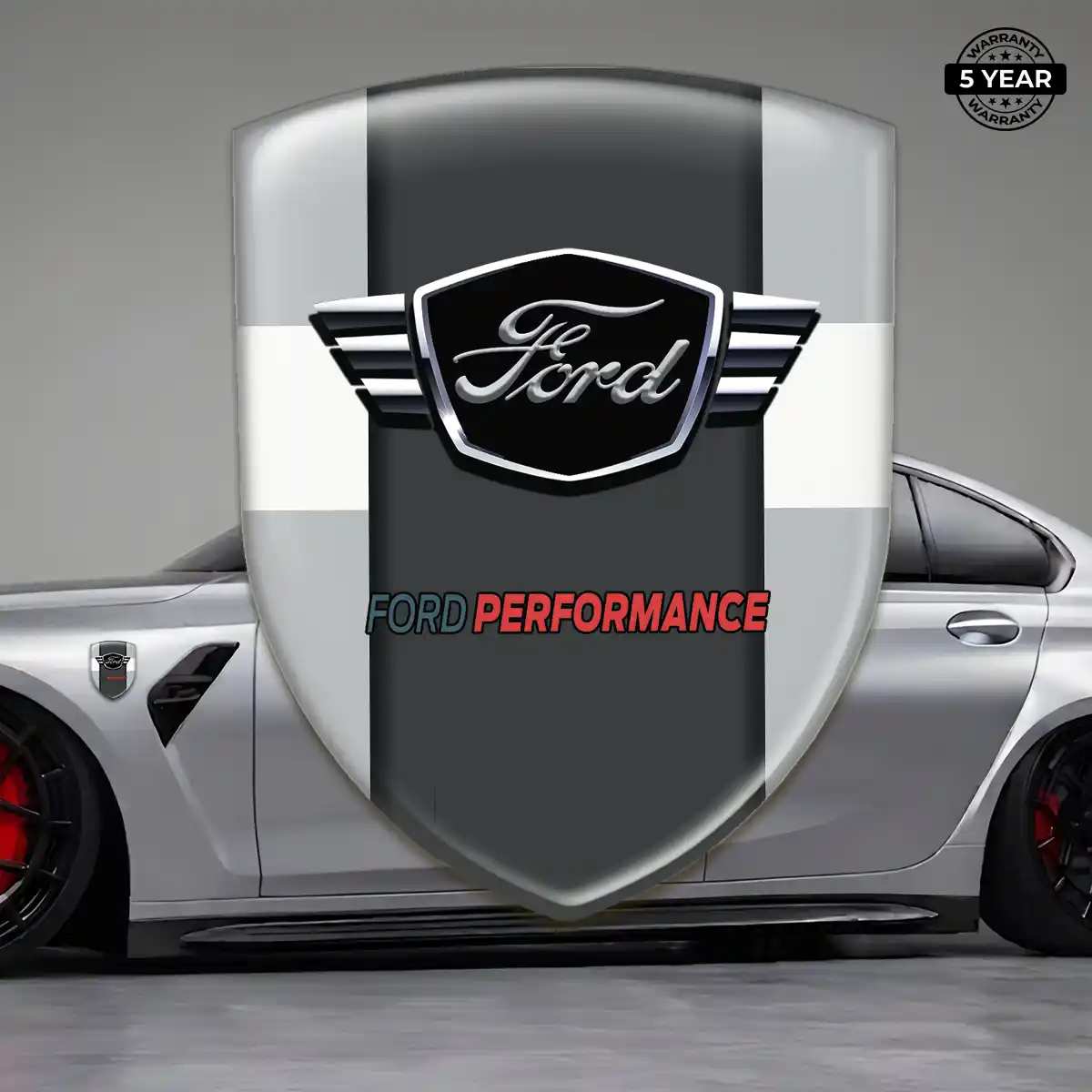 Ford Silicone Sticker Sleek Style