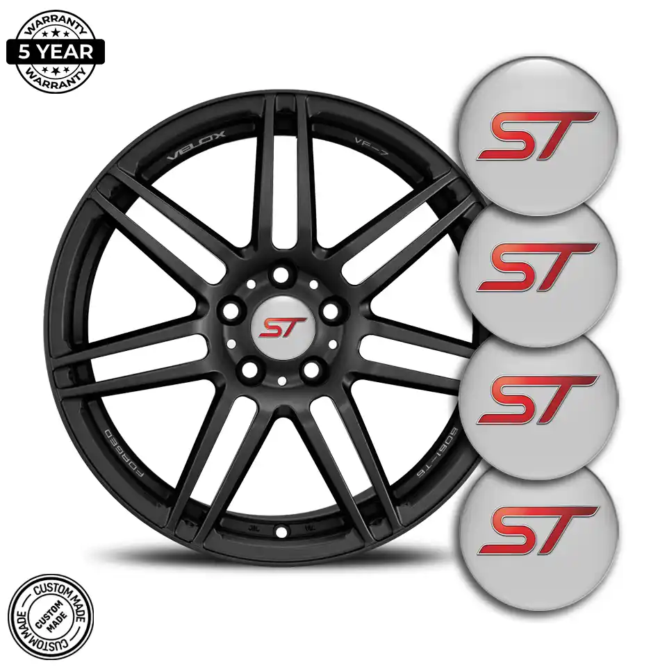 Ford ST Domed Emblem Self-Adhesive Stylish Design