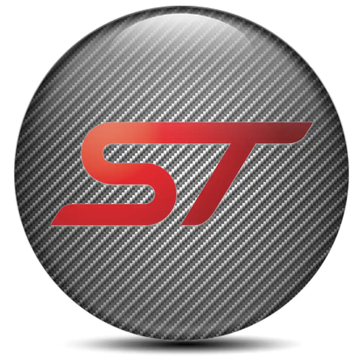 Ford ST Logo Silicone Badge Stylish Design