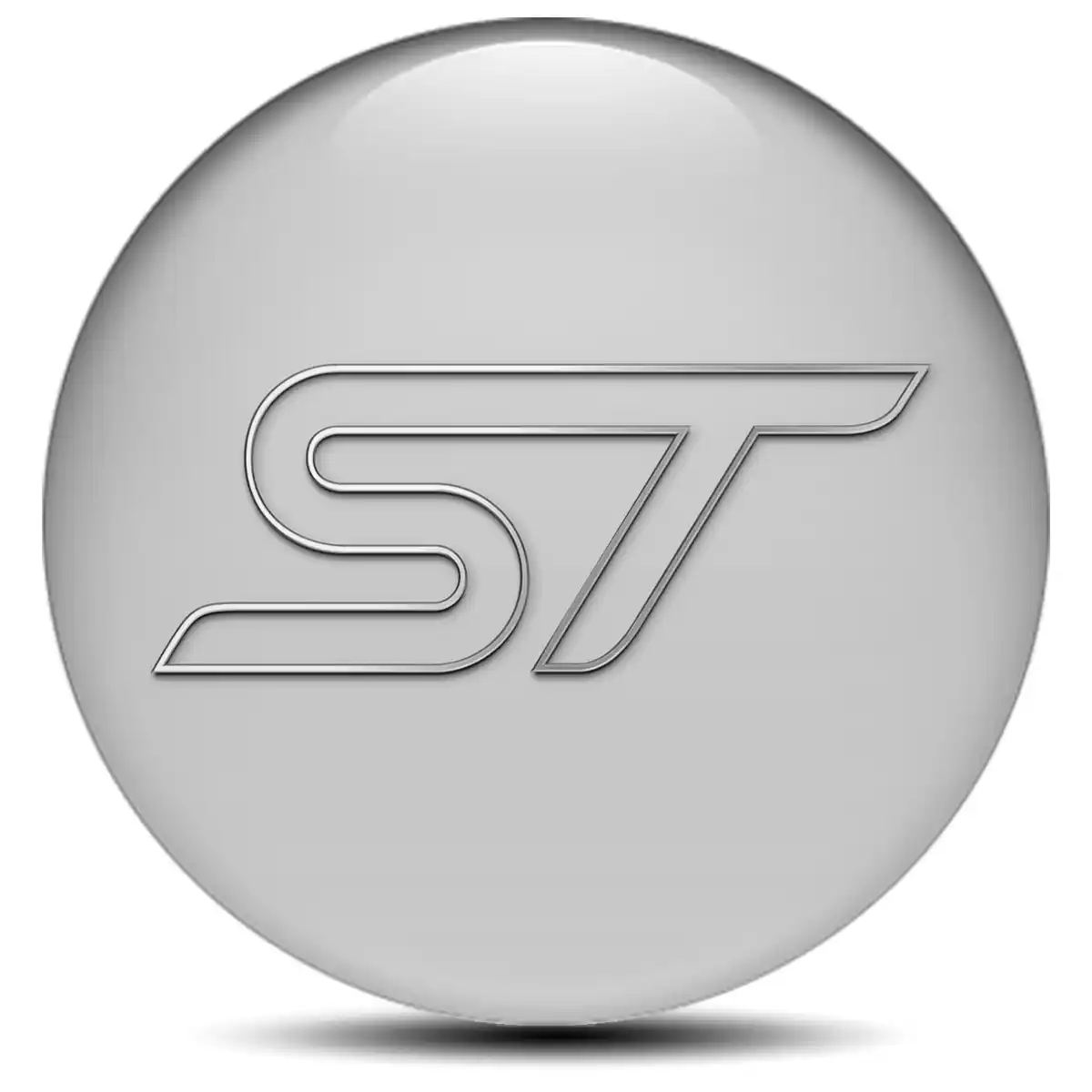 Ford ST Logo Silicone Sticker Stylish Design