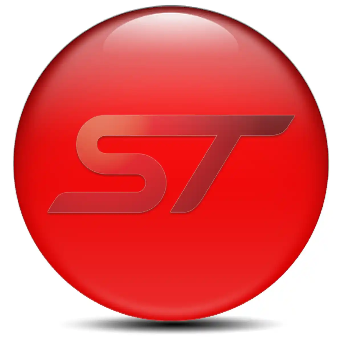 Ford ST Silicone Emblem Self-Adhesive Stylish Design