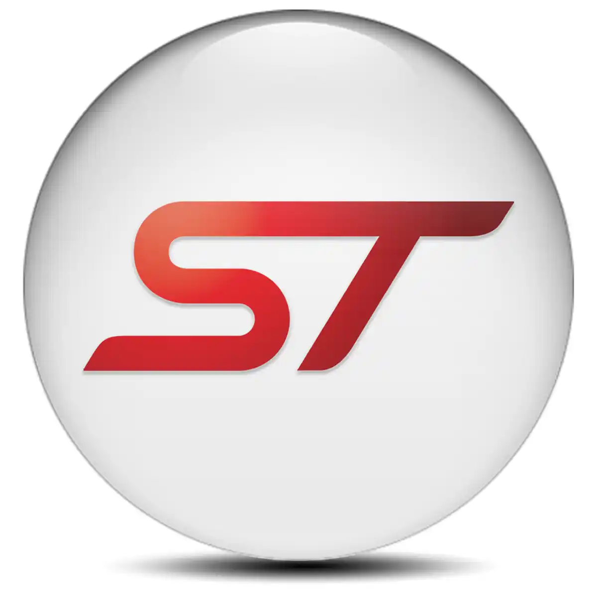 Ford ST Silicone Sticker Stylish Design