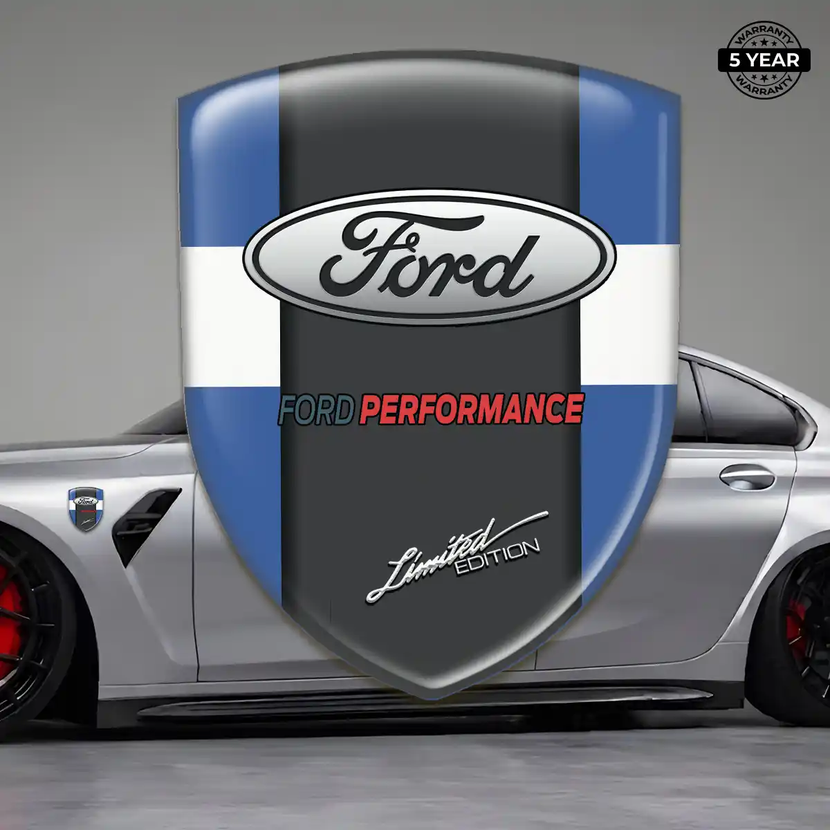 Ford Vehicle Logo Sticker Refined Design