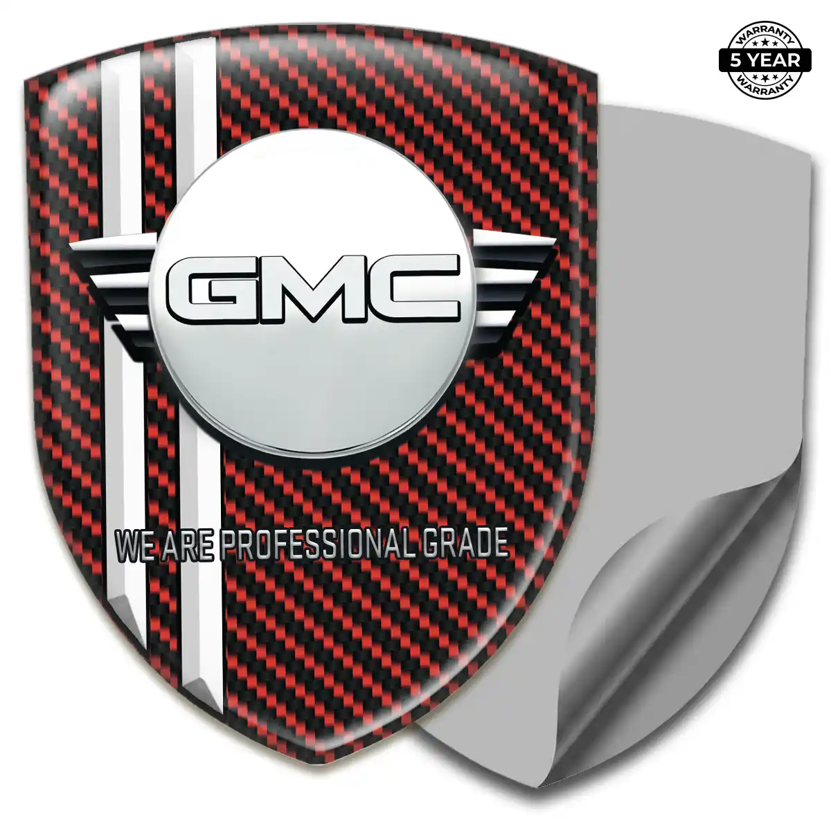 GMC 3D Badge Sticker Interior Luxe