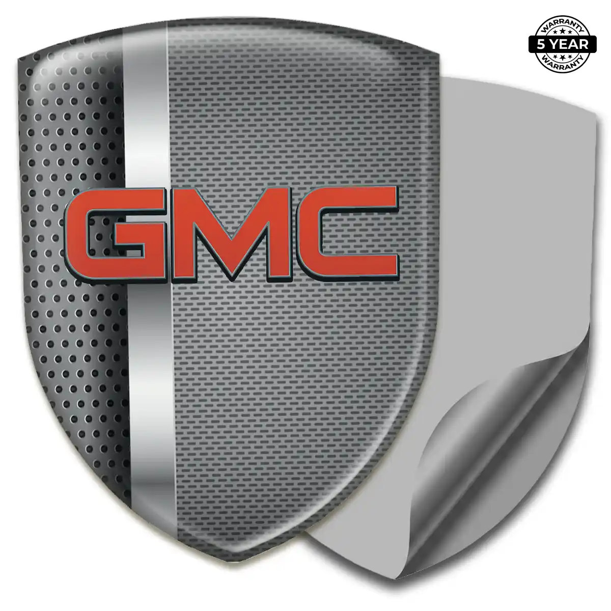 GMC 3D Badge Sticker Premium Dome