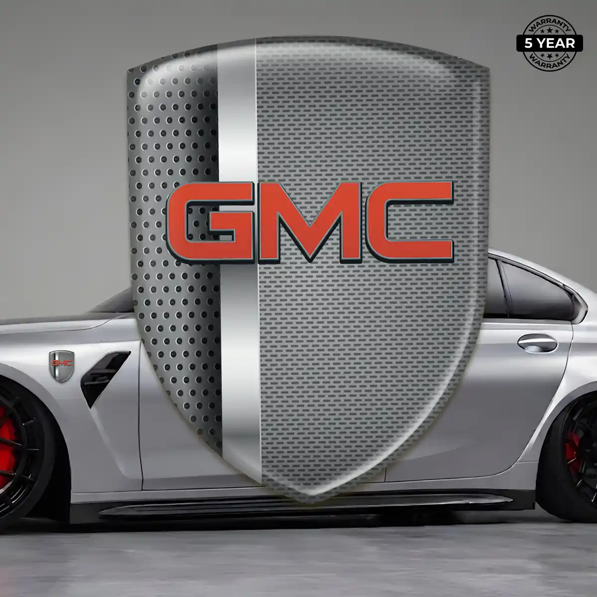 GMC 3D Badge Sticker Premium Dome
