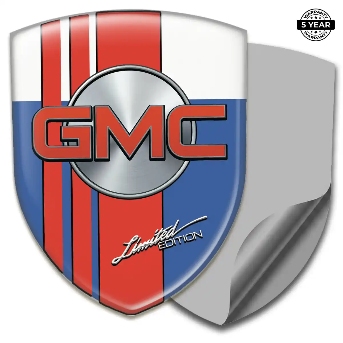 GMC 3D Badge Sticker Resin Luxe
