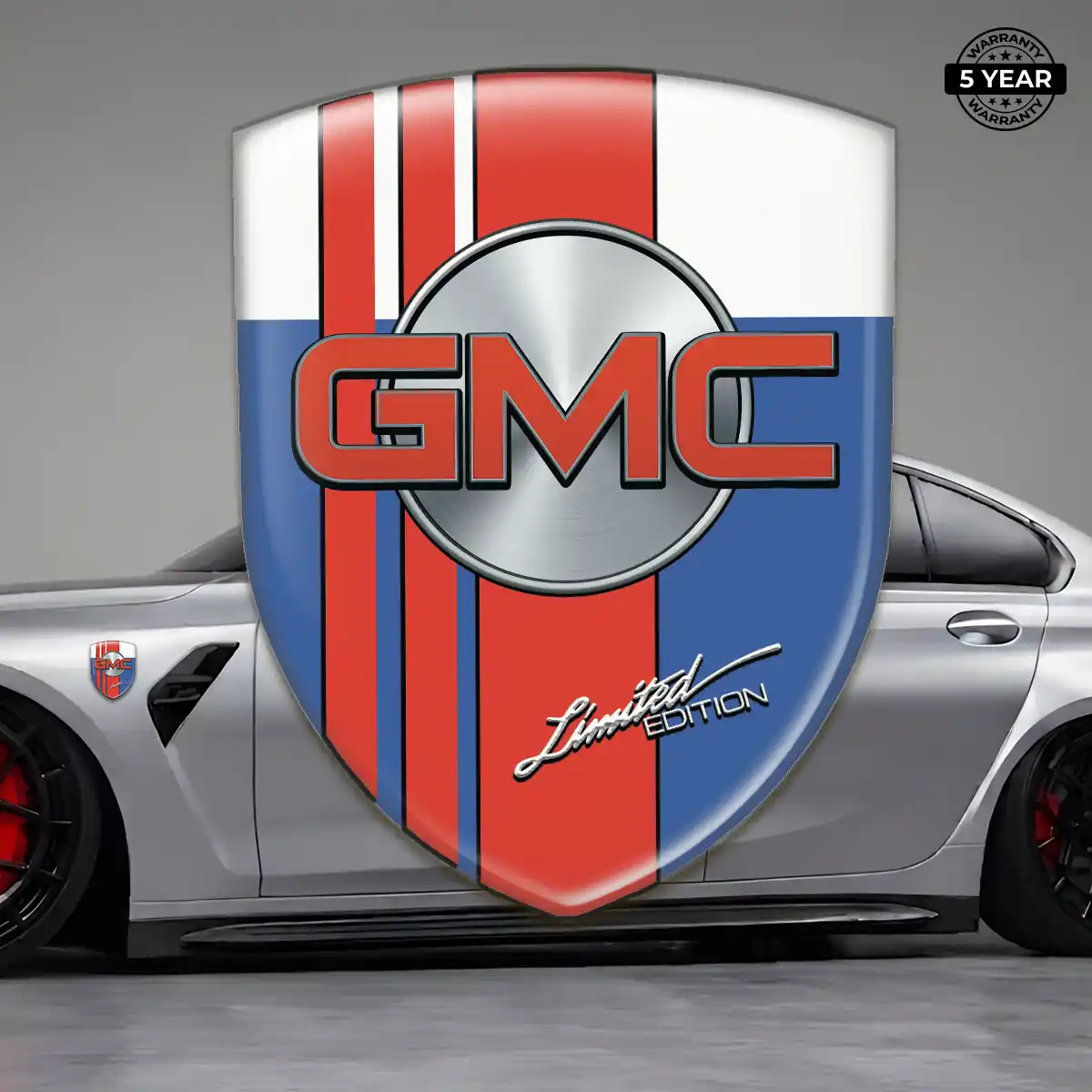 GMC 3D Badge Sticker Resin Luxe