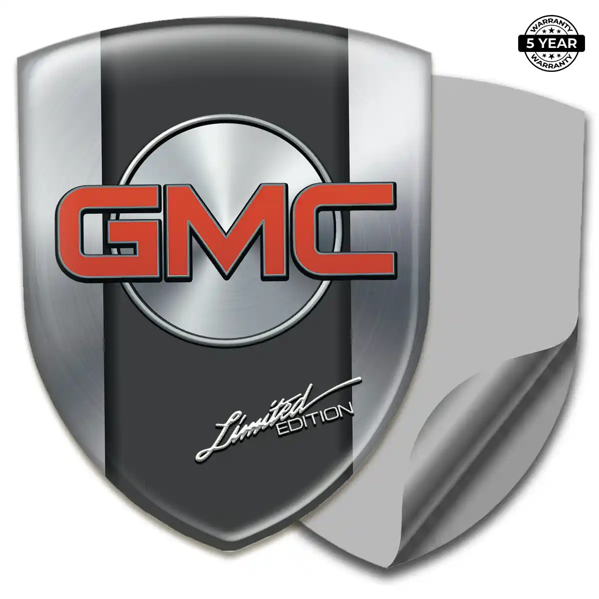 GMC 3D Badge Sticker Sleek Style