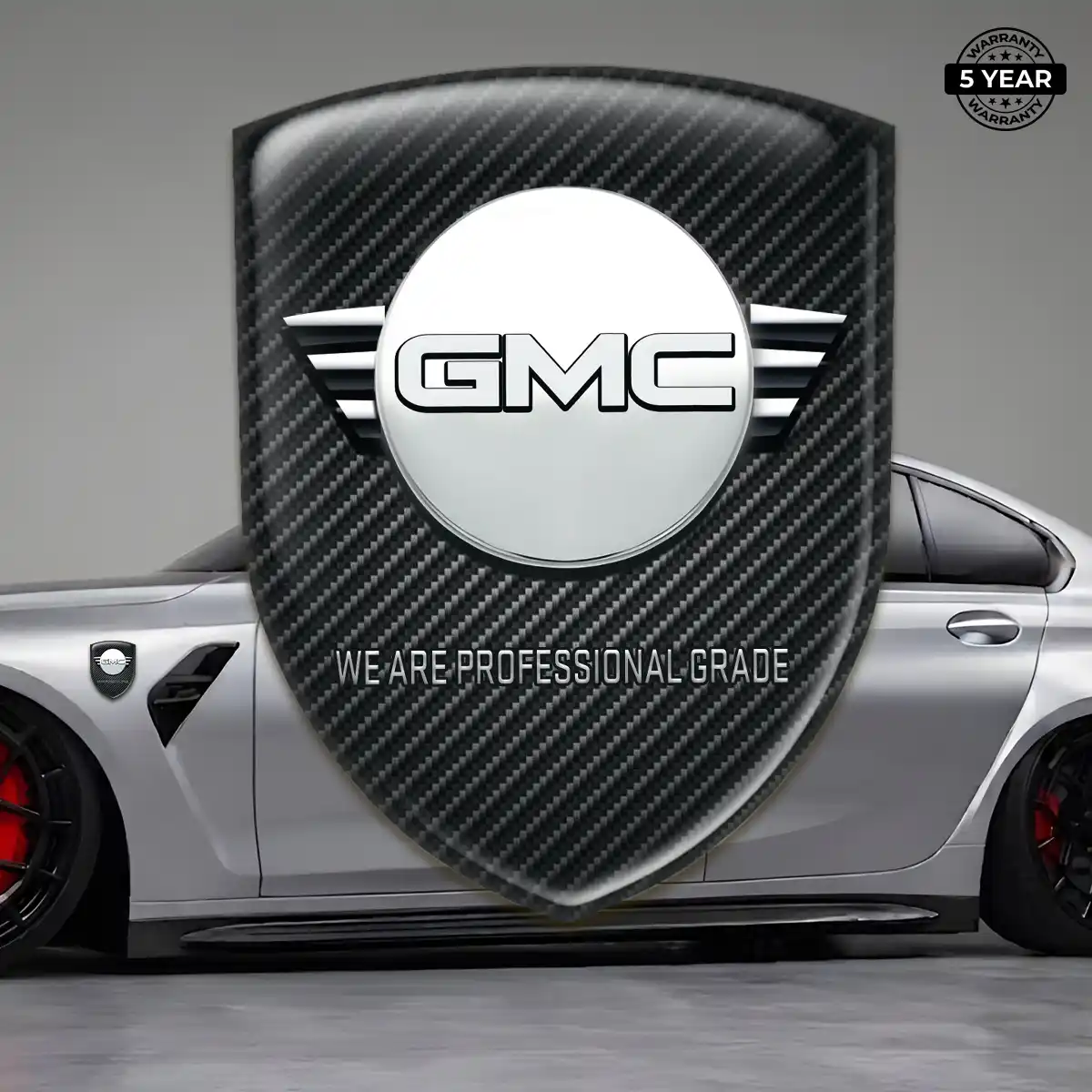 GMC 3D Domed Sticker Interior Luxe
