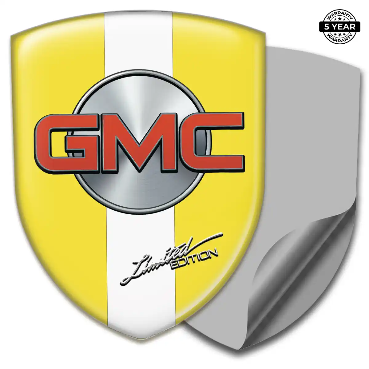 GMC 3D Domed Sticker Premium Dome