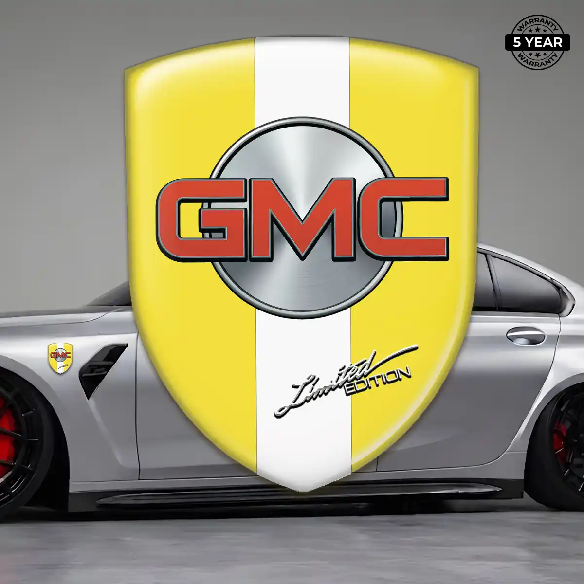 GMC 3D Domed Sticker Premium Dome