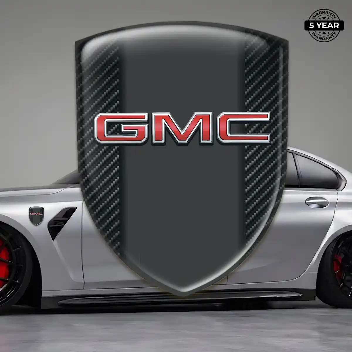 GMC 3D Domed Sticker Signature Grade