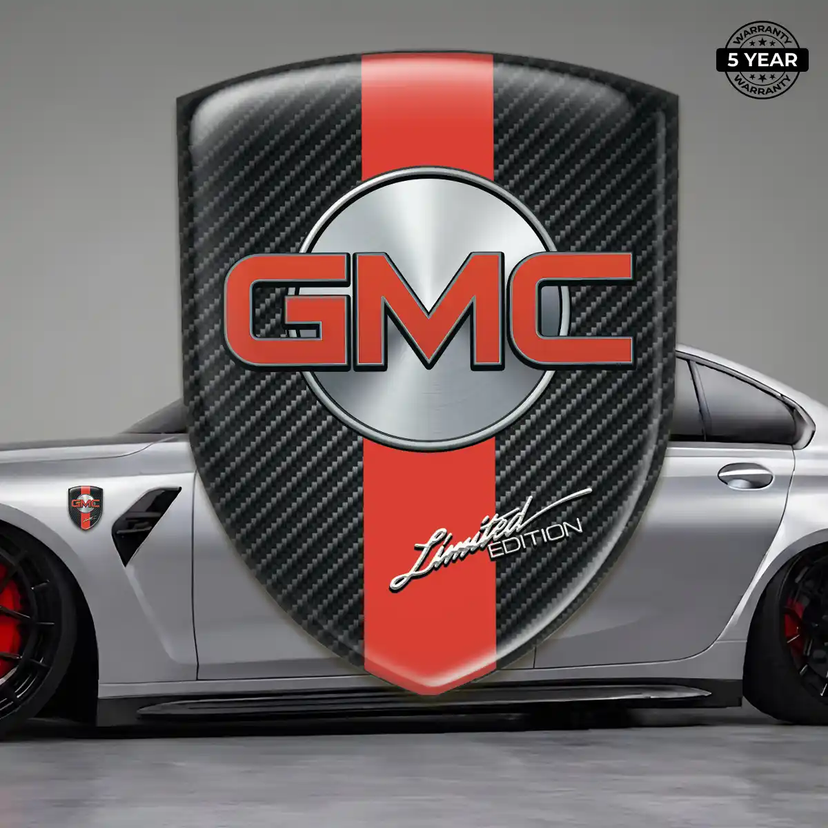 GMC 3D Emblem Sticker Elite Finish