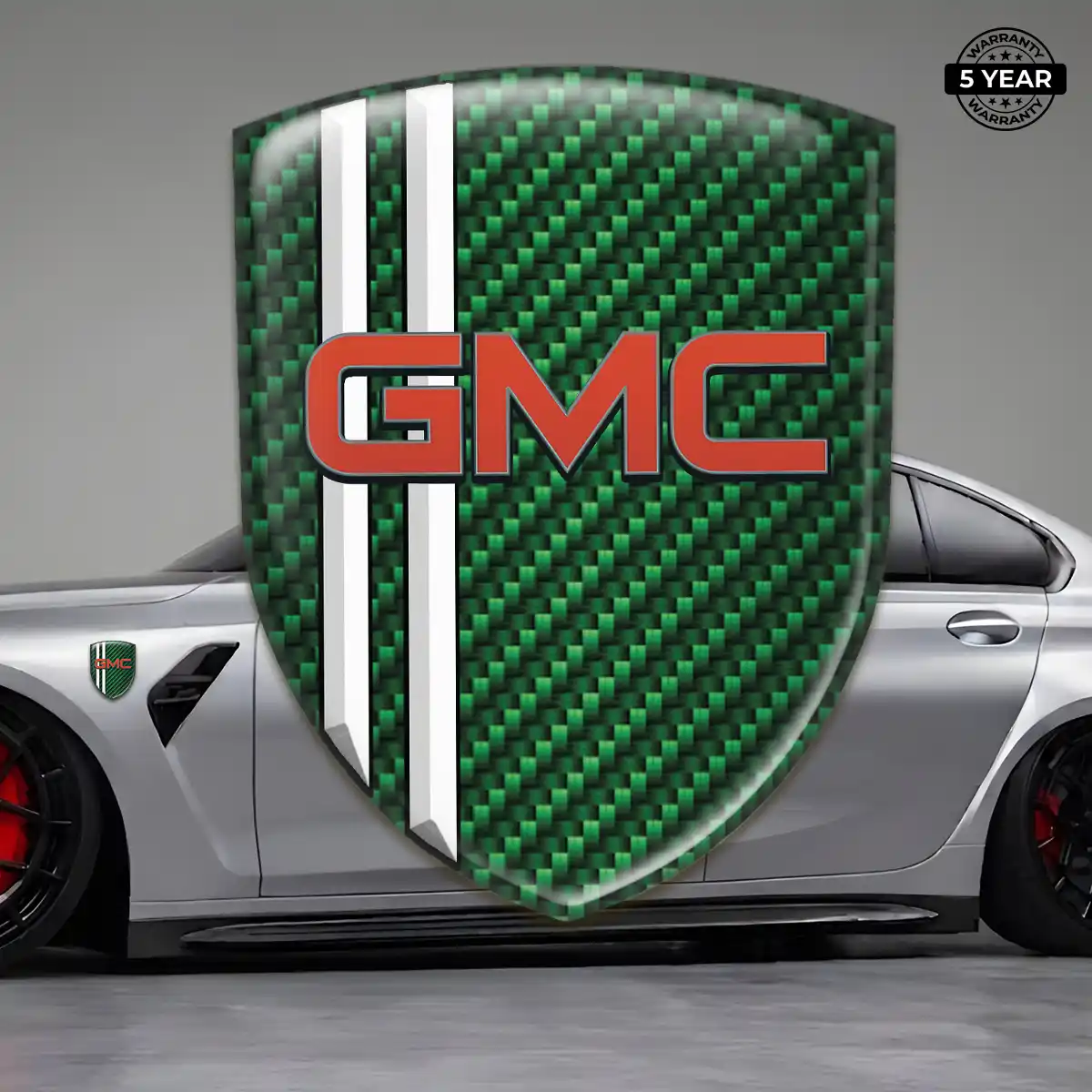 GMC 3D Emblem Sticker Interior Luxe