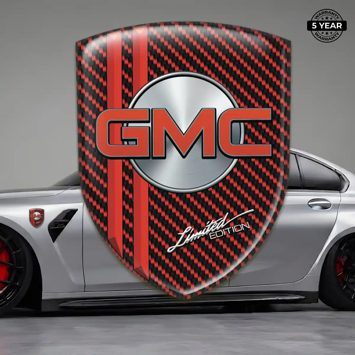 GMC 3D Emblem Sticker Prestige Line