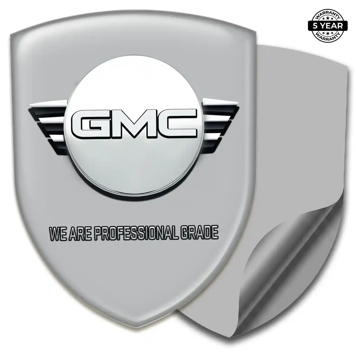 GMC 3D Emblem Sticker Refined Design