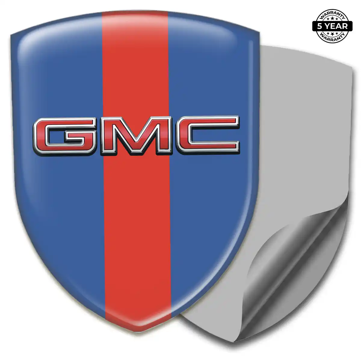 GMC 3D Gel Sticker Refined Design