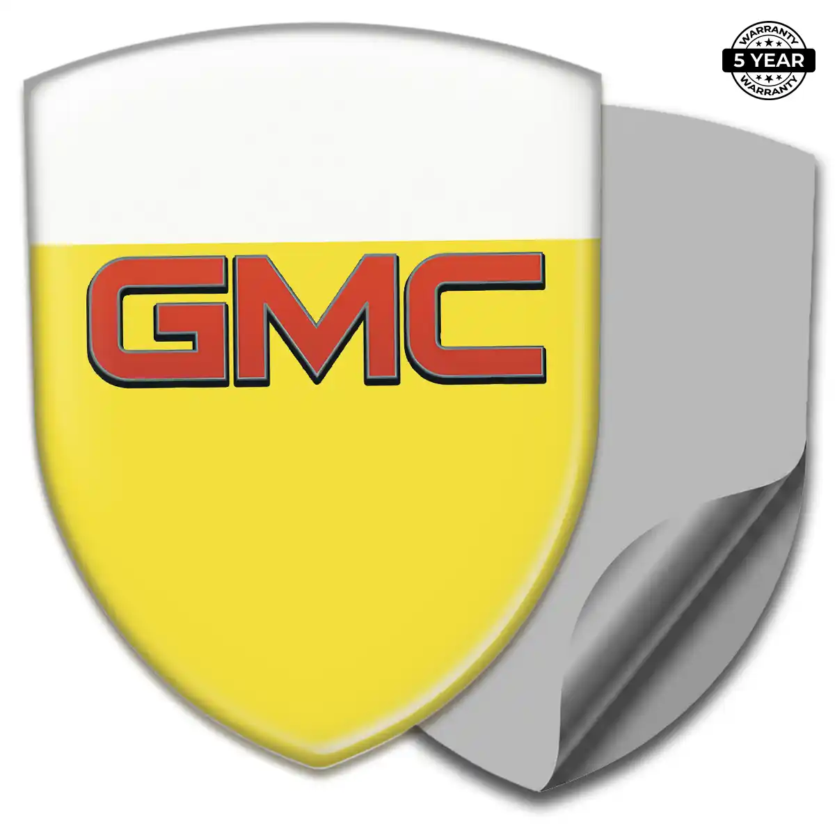 GMC 3D Gel Sticker Sleek Style
