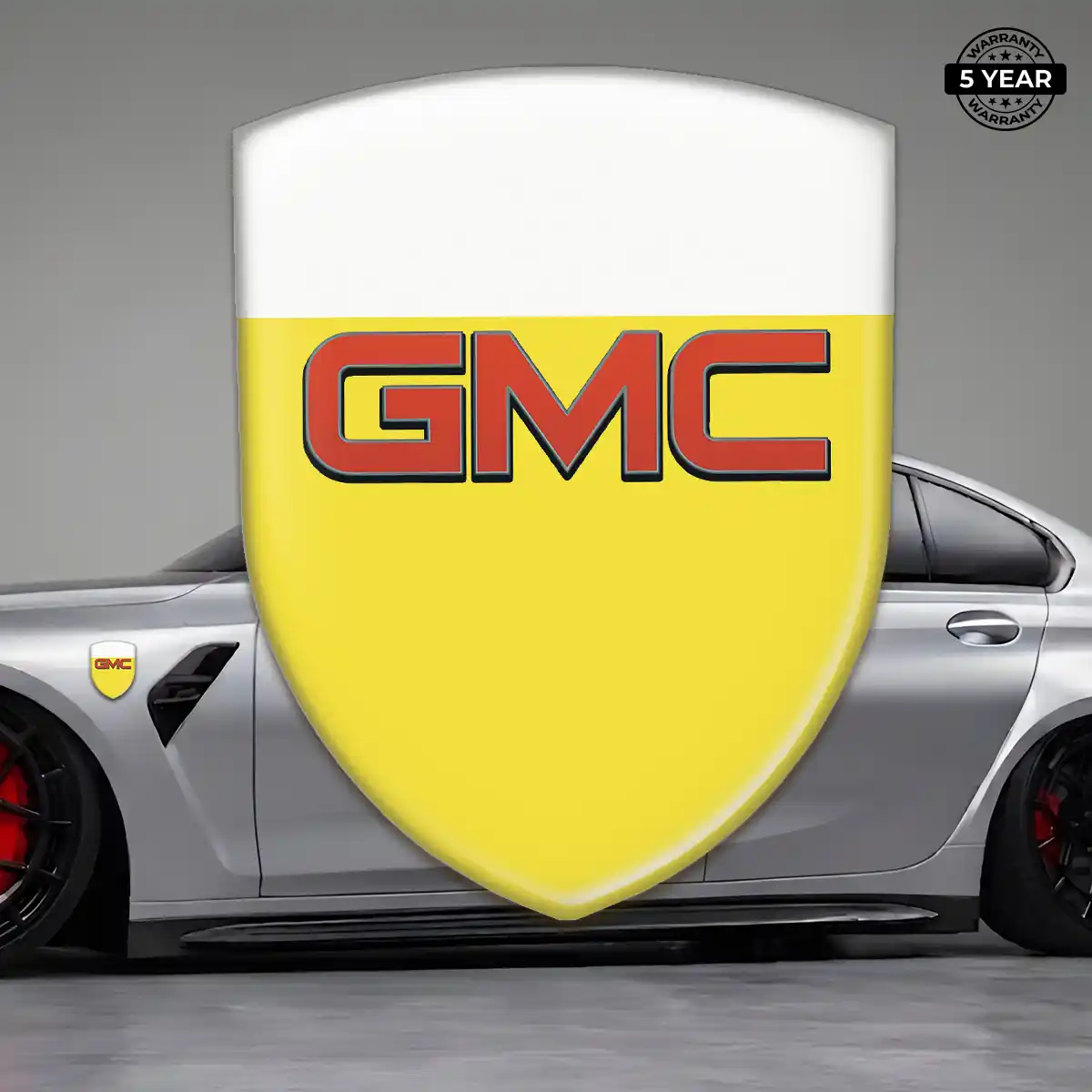GMC 3D Gel Sticker Sleek Style