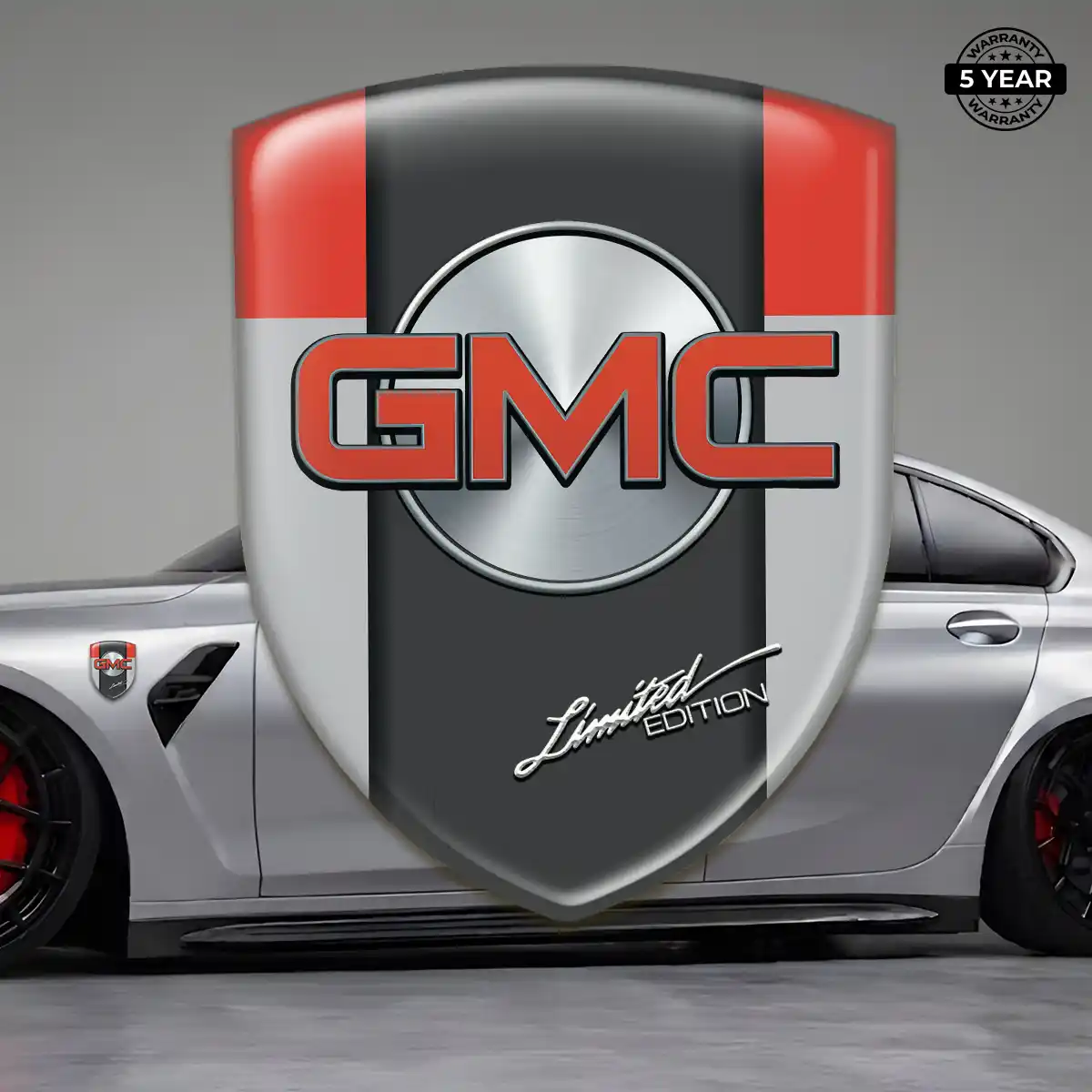 GMC 3D Logo Sticker Opulent Line