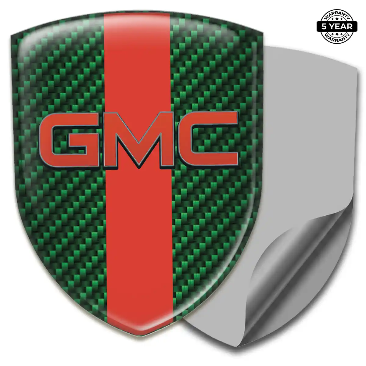 GMC 3D Logo Sticker Premium Dome