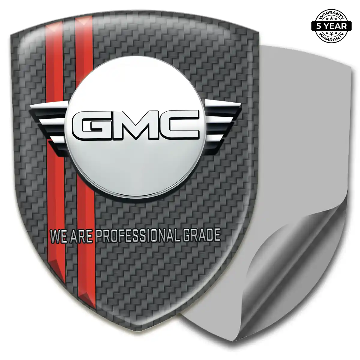 GMC 3D Logo Sticker Refined Design