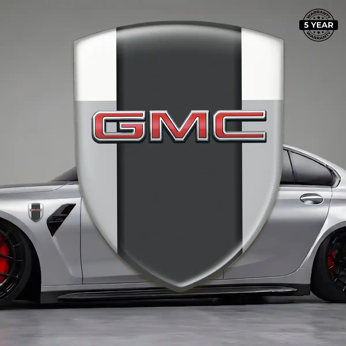 GMC 3D Logo Sticker Resin Luxe