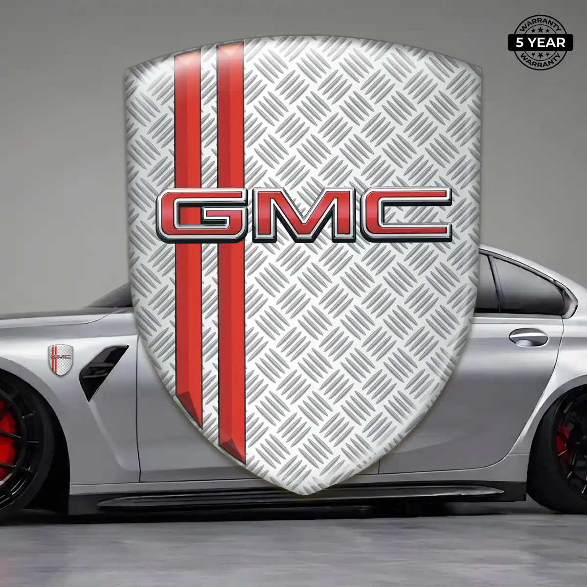GMC 3D Logo Sticker Sleek Style