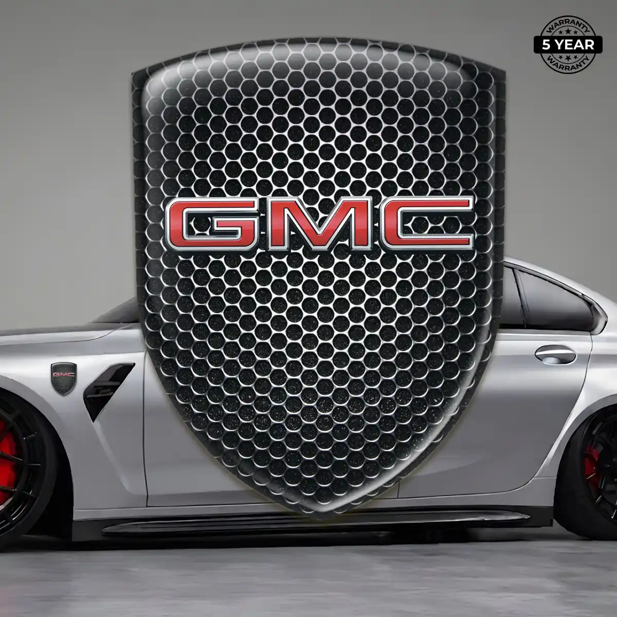 GMC 3D Resin Sticker Refined Design