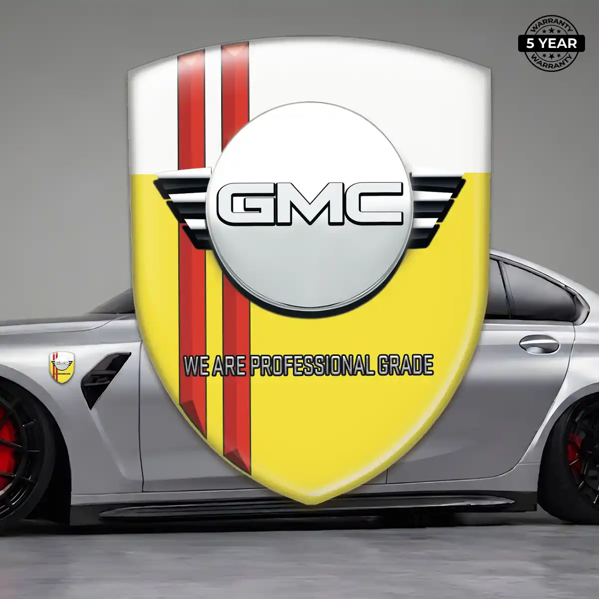 GMC 3D Resin Sticker Sleek Style
