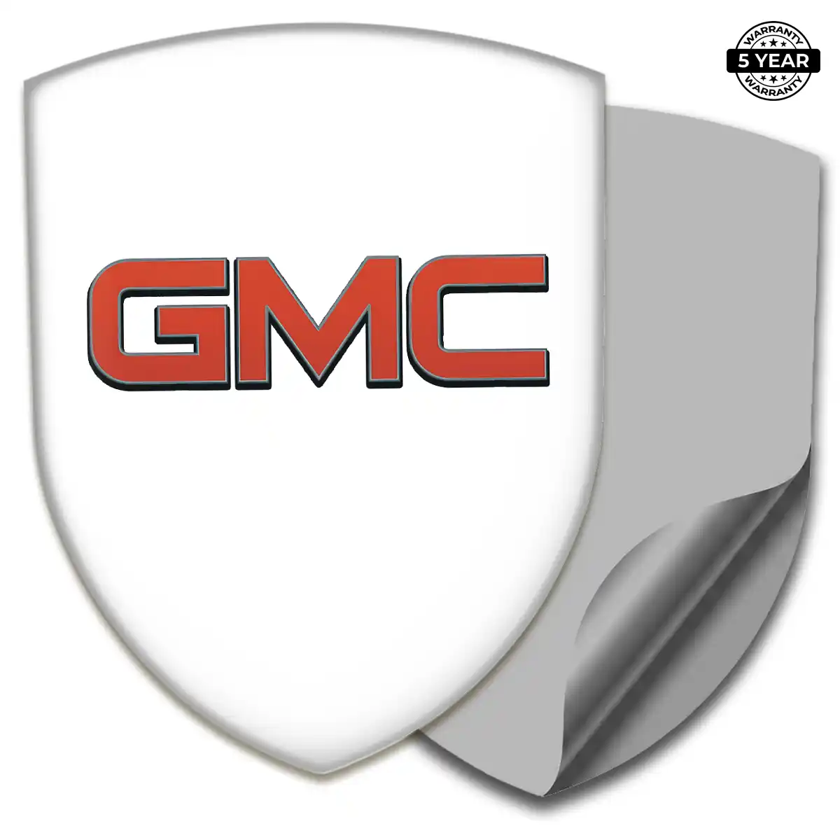 GMC Automotive Emblem Sticker Refined Design