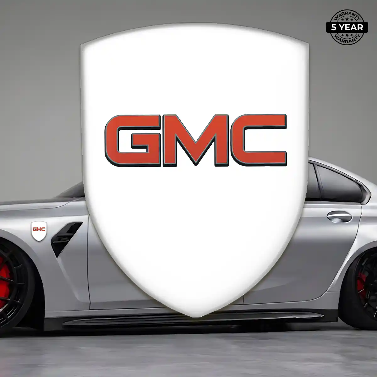 GMC Automotive Emblem Sticker Refined Design
