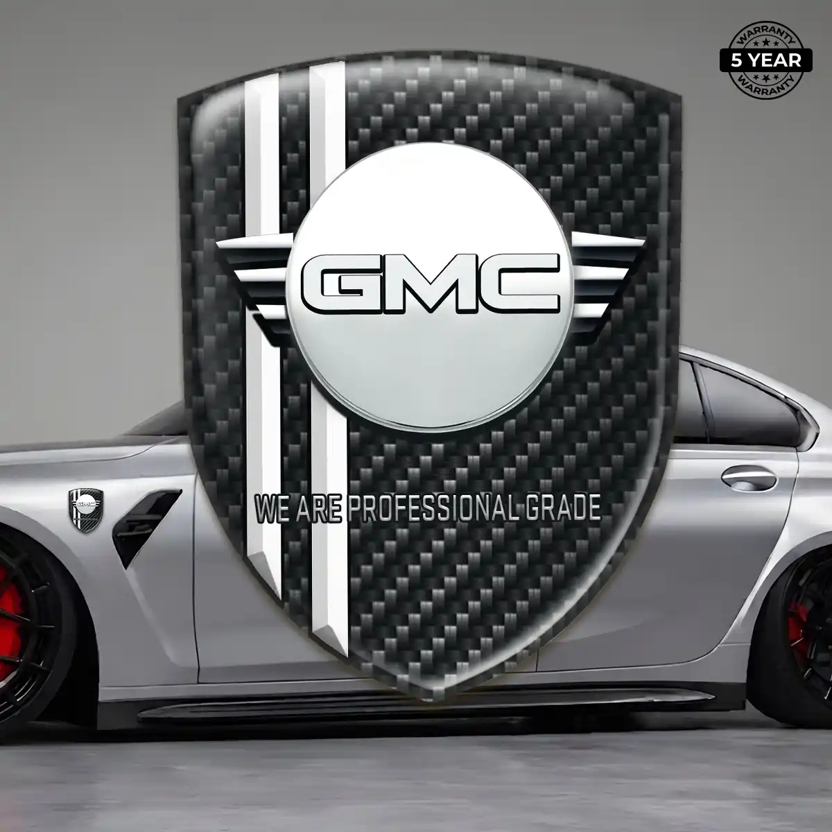 GMC Automotive Emblem Sticker Resin Luxe