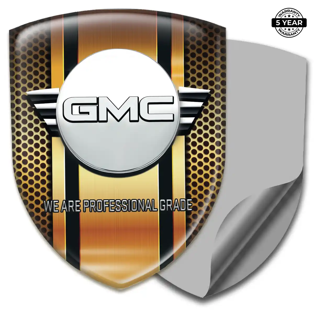 GMC Automotive Logo Sticker Premium Dome