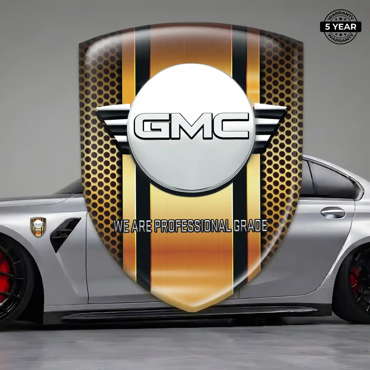 GMC Automotive Logo Sticker Premium Dome