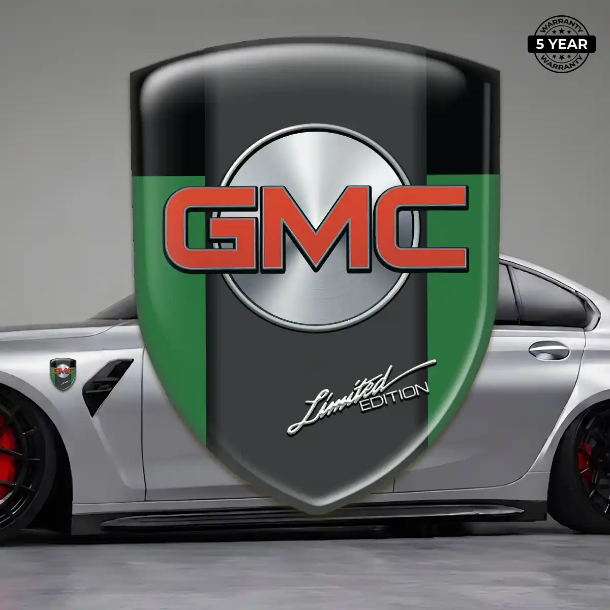 GMC Automotive Logo Sticker Refined Design