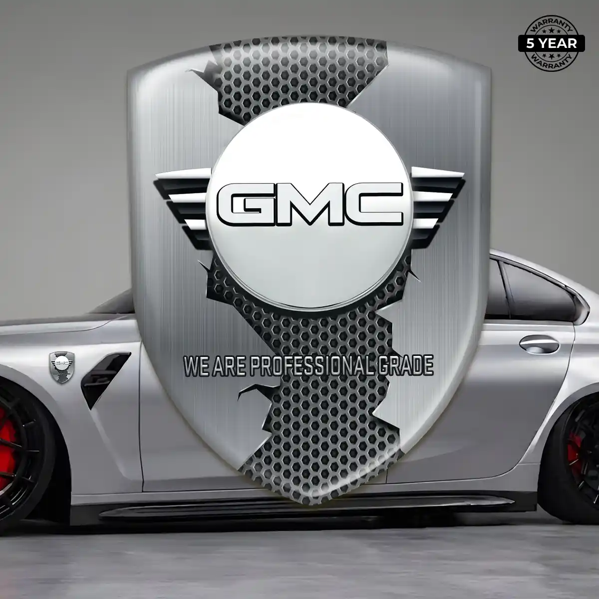 GMC Automotive Logo Sticker Signature Grade