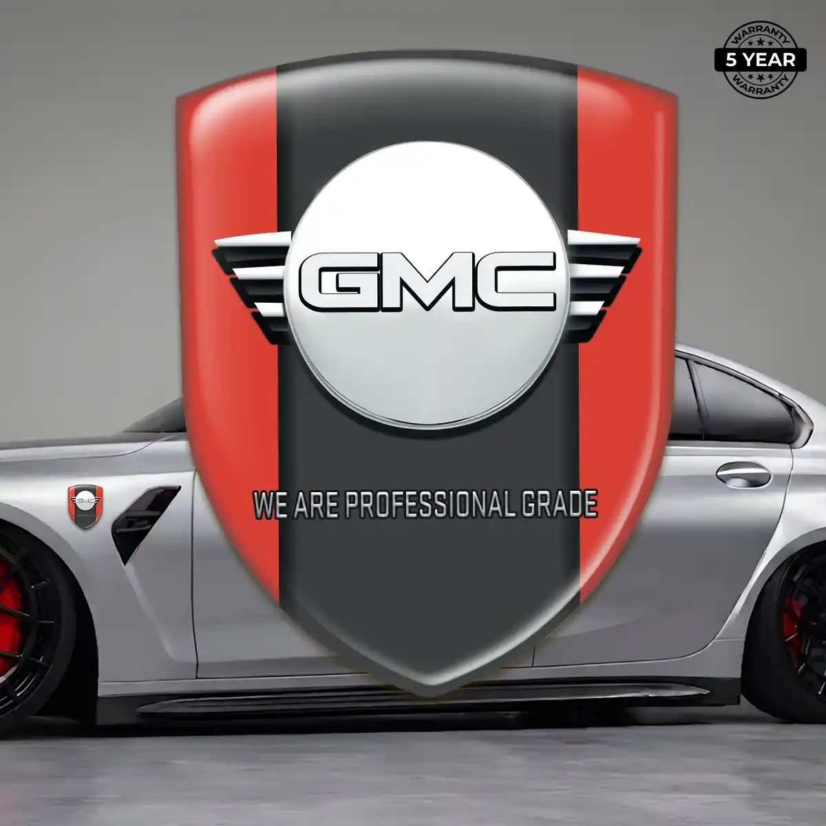 GMC Automotive Resin Decal Sleek Style