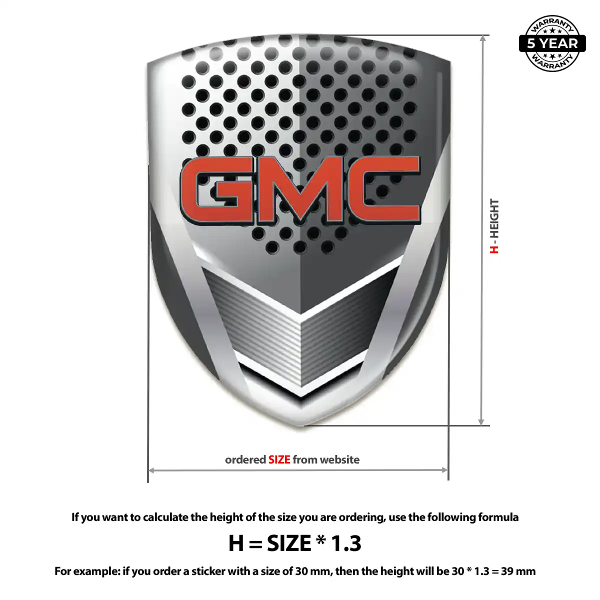 GMC Badge Resin Luxe