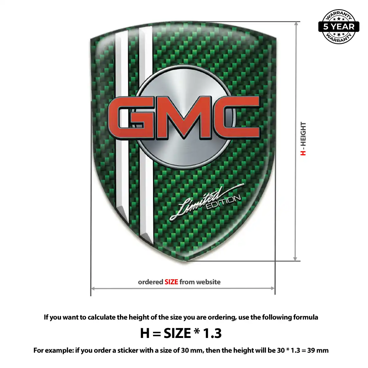 GMC Badge Sleek Style